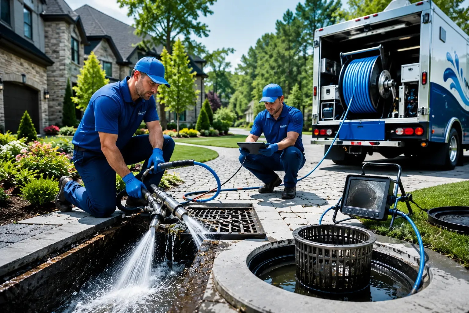 Local outdoor drain cleaning professionals in Downey, ID